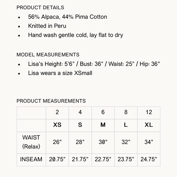 Kordal Studio - Rowan Knit Pant - Picture 4 of 4